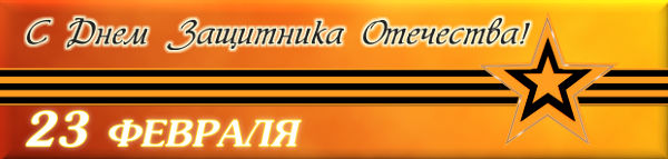 С Днем защитника Отечества!