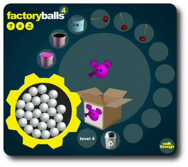 Новая фабрика шариков - логическая игра