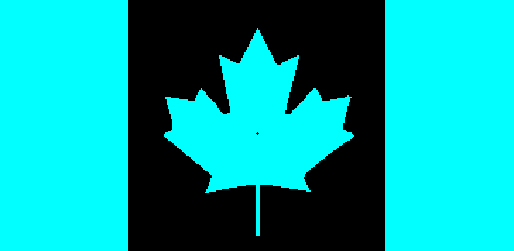 Иллюзия канадский флаг