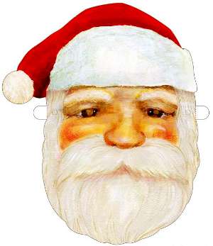 Дед Мороз - новогодняя маска