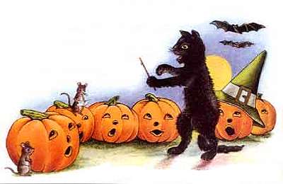 Тыквенный солитер Halloween pumpkins