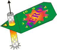 Бумажная летающая ракета