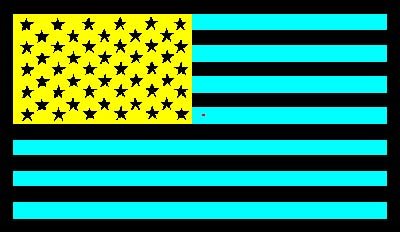 Иллюзия американский флаг
